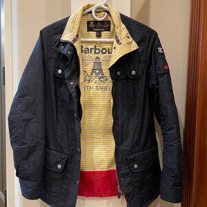 Barbour Wax Jacket Navy US 8